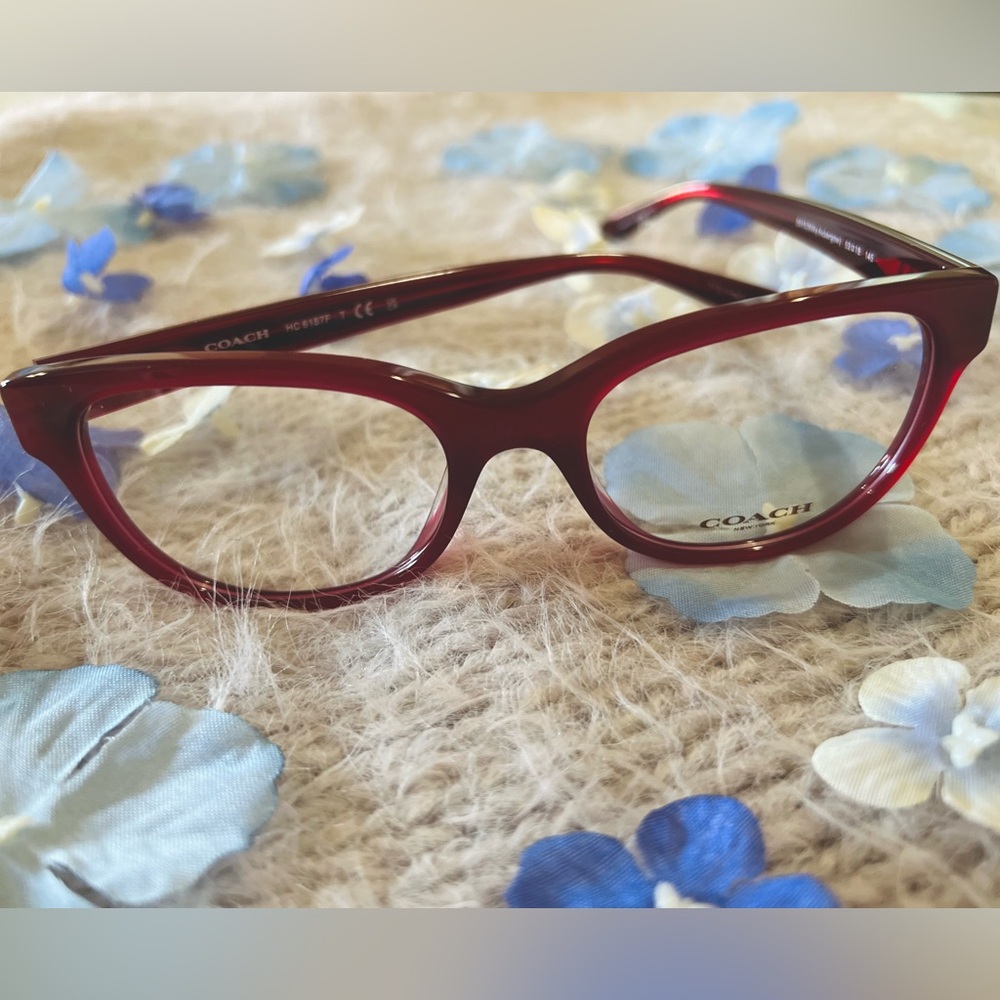 Coach Red Eyeglasses - Picture 7 of 8